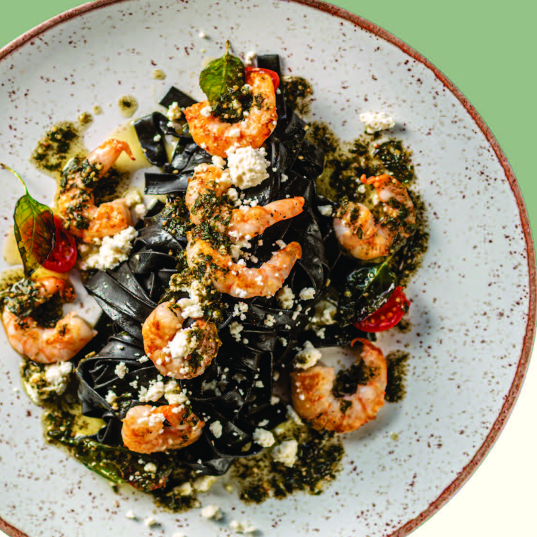 Fettuccine al Nero de Seppia